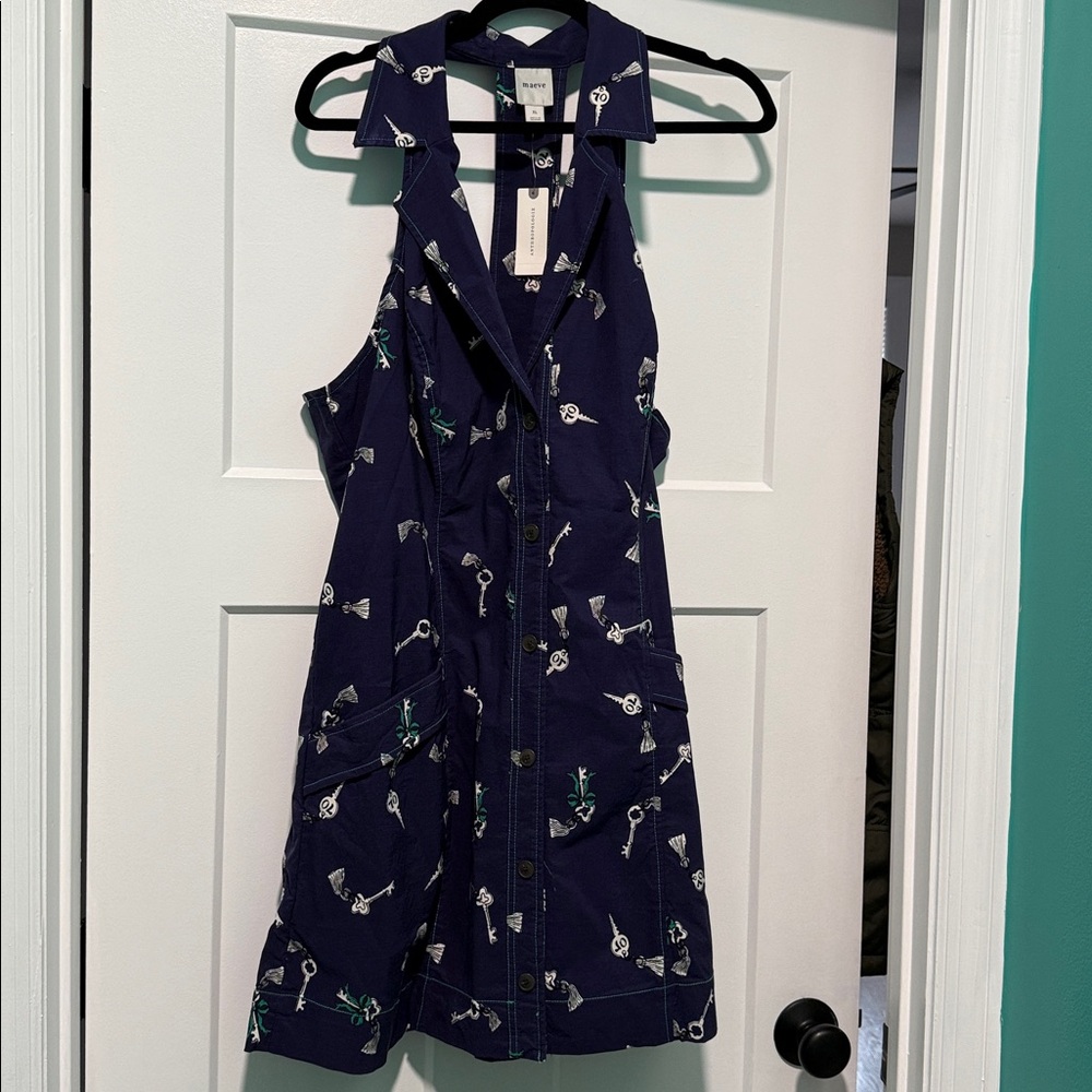 NWT Anthropologie T-back Mini Blazer Dress, size XL - Picture 8 of 11